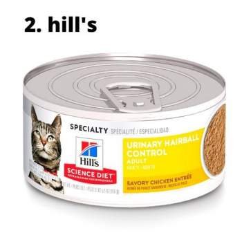 best cat food for hairballs