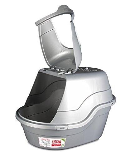 NATURE'S MIRACLE HOODED FLIP-TOP LITTER BOX
