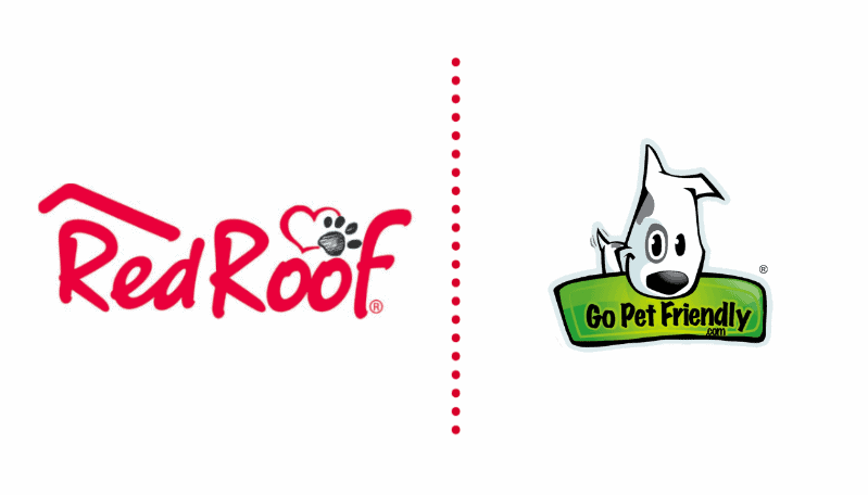Red roof and GoPetFriendly logos