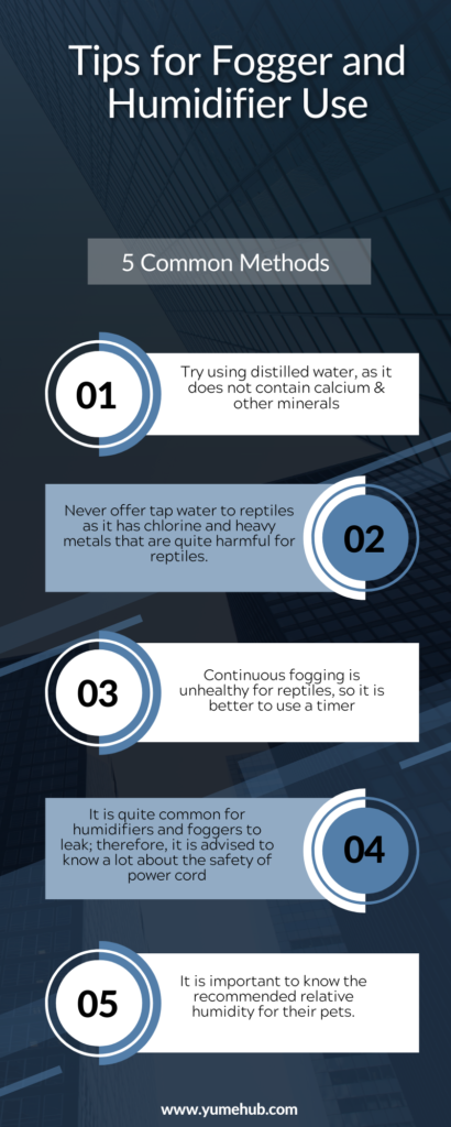 Tips for Fogger and Humidifier Use
