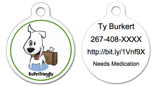 Ty's new ID tag